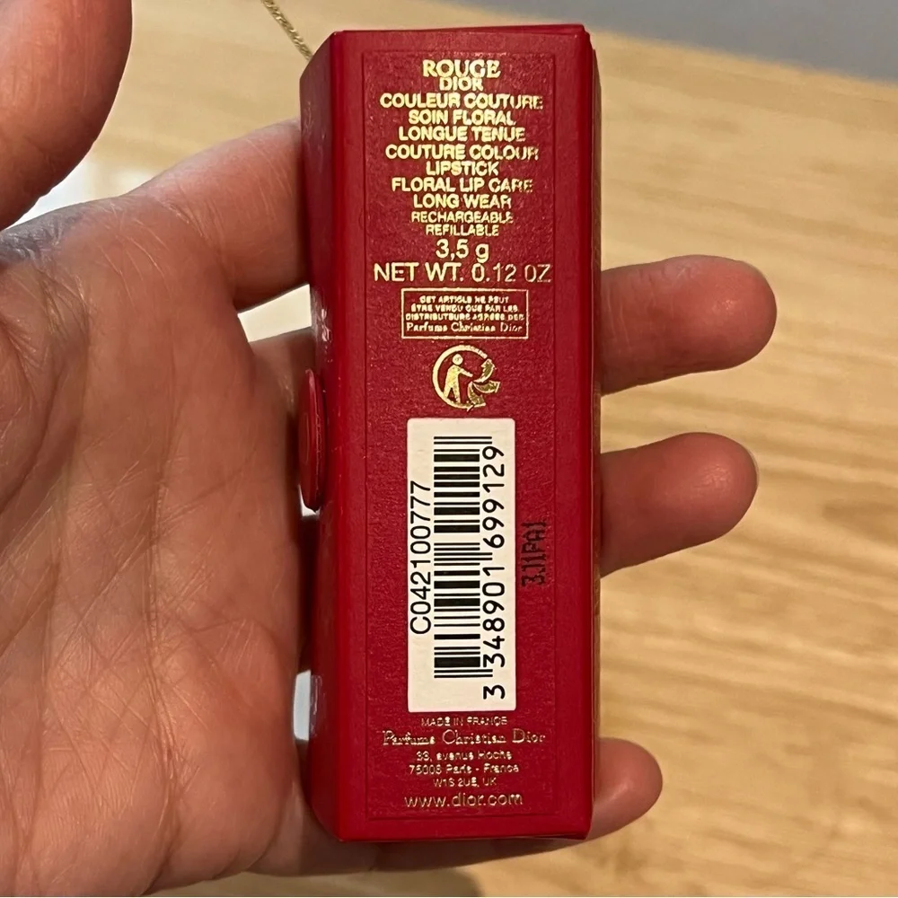 Limited Edition Dior Couture Colour Lipstick Floral Lip Long Wear Rouge Dior 777
